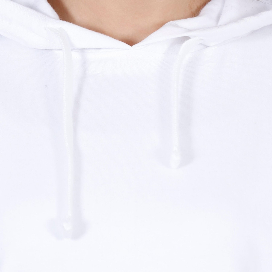 Deevaz Hoodie Full Sleeves Cool & Stylish Sweatshirt Winter Wear for Women In White Color.
