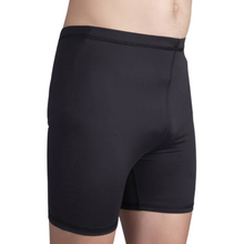 Load image into Gallery viewer, Deevaz Men's Solid Slim-Fit Swim Shorts In Black Color.
