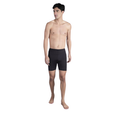 Load image into Gallery viewer, Deevaz Men's Solid Slim-Fit Swim Shorts In Black Color.