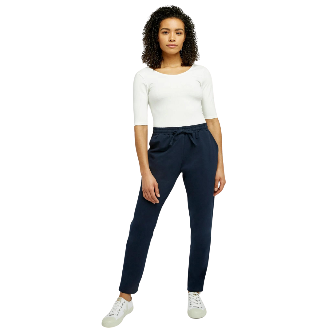 Deevaz Women Maroon Solid Port Royale Casual Straight Fit Track Pants In Navy Color.