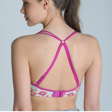 Load image into Gallery viewer, Deevaz Padded Non-Wired Full Cup Printed Racerback T-shirt Bra in Multicolour.