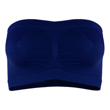 Load image into Gallery viewer, Deevaz Spandex Non Padded Tube Bra In Navy Blue Colour.