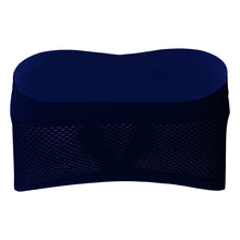 Load image into Gallery viewer, Deevaz Spandex Non Padded Tube Bra In Navy Blue Colour.