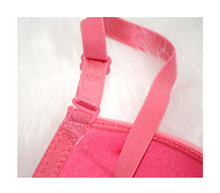 Load image into Gallery viewer, Deevaz Padded Women's Cotton Rich Medium Coverage Wired Push-Up Bra In Coral Pink Colour.