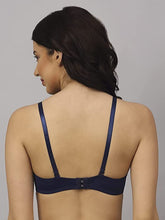 Load image into Gallery viewer, Deevaz Navy Blue Seamless Strapless Padded Wired Bra