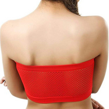 Load image into Gallery viewer, Deevaz Spandex Non Padded Tube Bra In Red Colour