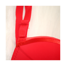 Load image into Gallery viewer, Deevaz Padded Women's Cotton Rich Medium Coverage Wired Push-Up Bra In Red Colour.