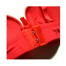 Load image into Gallery viewer, Deevaz Padded Women's Cotton Rich Medium Coverage Wired Push-Up Bra In Red Colour.