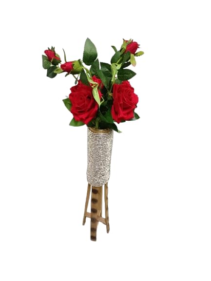 Deevaz Valentines Special Red Rose Flowers (Pack Of 1)
