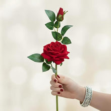 Load image into Gallery viewer, Deevaz Valentines Special Red Rose Flowers (Pack Of 1)