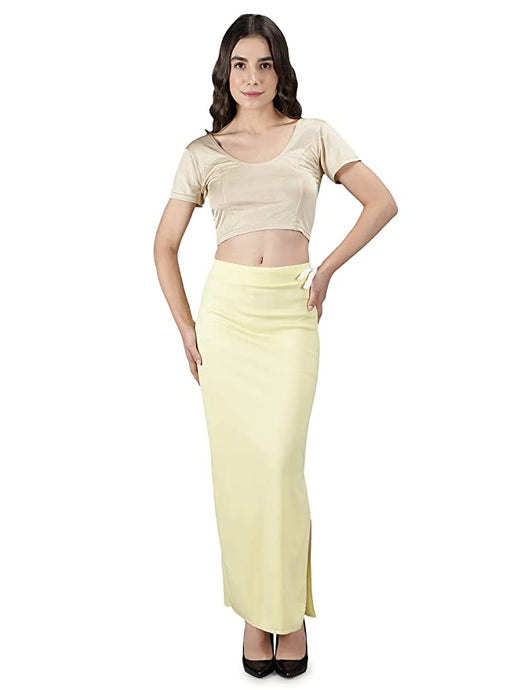 Deevaz Lycra Saree Shapewear (Side Slits) For Perfect Saree Shaper in Skin Color