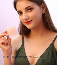 Load image into Gallery viewer, Deevaz Women's Reusable Nipple Cover - Silicone Nipple Cover Bra Pad - Adhesive Reusable Nipple Pads - Thin Silicone Nipple Cover Pasties