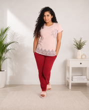Load image into Gallery viewer, Deevaz Women Cotton Night Suit Set Printed Set of T-shirt &amp; Pajama Nightwear Night Dress for Girls.