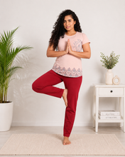 Load image into Gallery viewer, Deevaz Women Cotton Night Suit Set Printed Set of T-shirt &amp; Pajama Nightwear Night Dress for Girls.