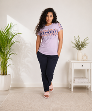 Load image into Gallery viewer, Deevaz Women Cotton Night Suit Set Printed Set of T-shirt &amp; Pajama Nightwear Night Dress for Girls.