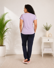 Load image into Gallery viewer, Deevaz Women Cotton Night Suit Set Printed Set of T-shirt &amp; Pajama Nightwear Night Dress for Girls.