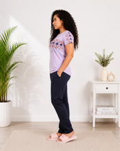 Load image into Gallery viewer, Deevaz Women Cotton Night Suit Set Printed Set of T-shirt &amp; Pajama Nightwear Night Dress for Girls.
