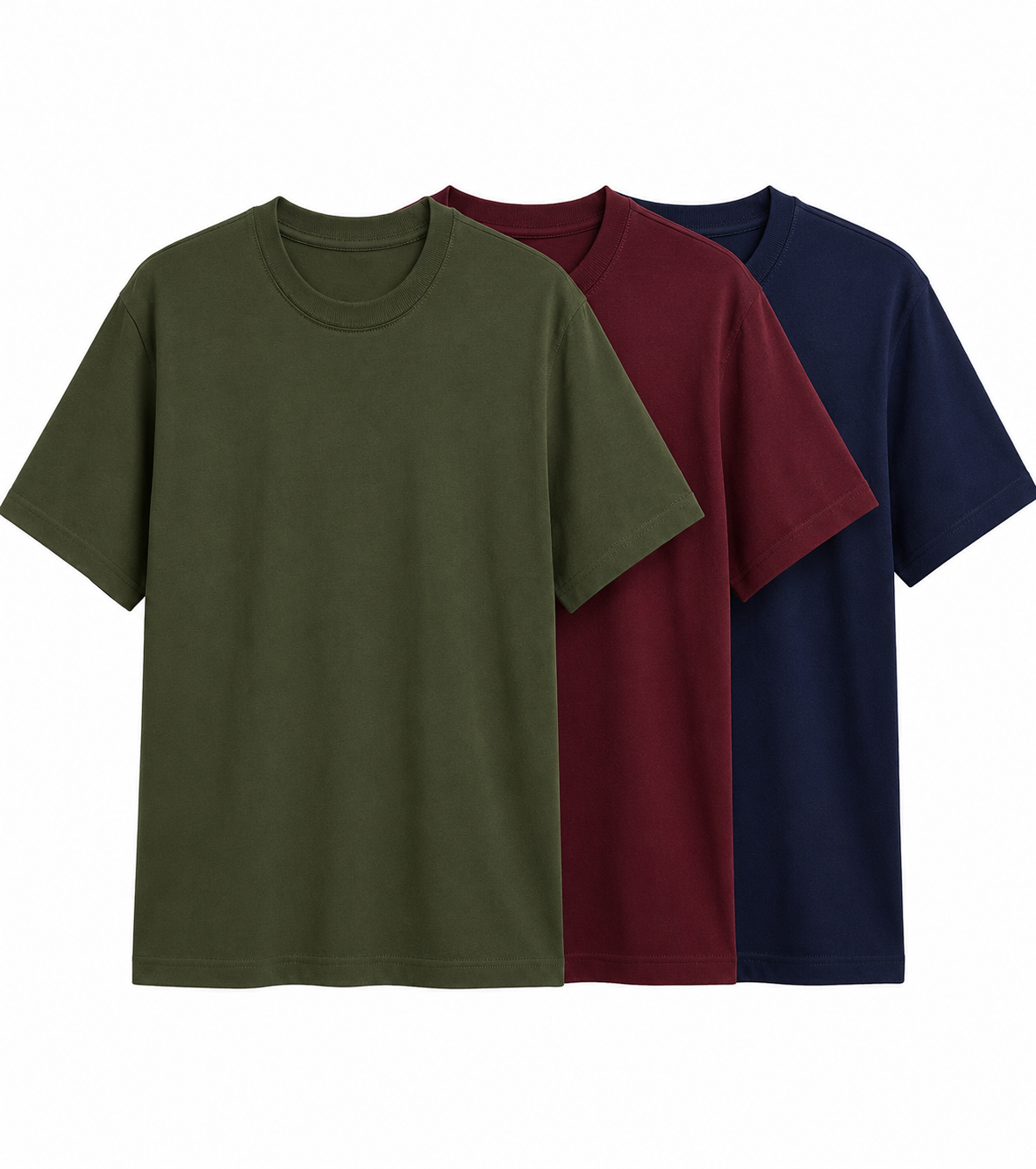 Deevaz Men's Cotton Short Sleeve Tee Multipack – Versatile Basics