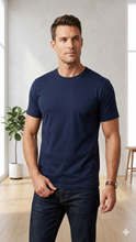 Load image into Gallery viewer, Deevaz Men's Cotton Plain T-shirt | Regular Fit Half Sleeve Pure Cotton Tee | 100% Cotton Plain Men T Shirt | Regular Fit Casual T Shirt