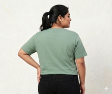 Load image into Gallery viewer, Deevaz Women's "Perfectly Imperfect" Sage Green Graphic Tee