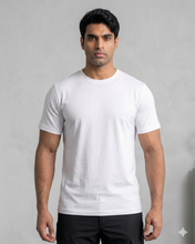 Load image into Gallery viewer, Deevaz Men T-shirt Half Sleeves White.