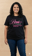Load image into Gallery viewer, Deevaz Women's Plus Size "Ornate Skull" Graphic Tee – Black.