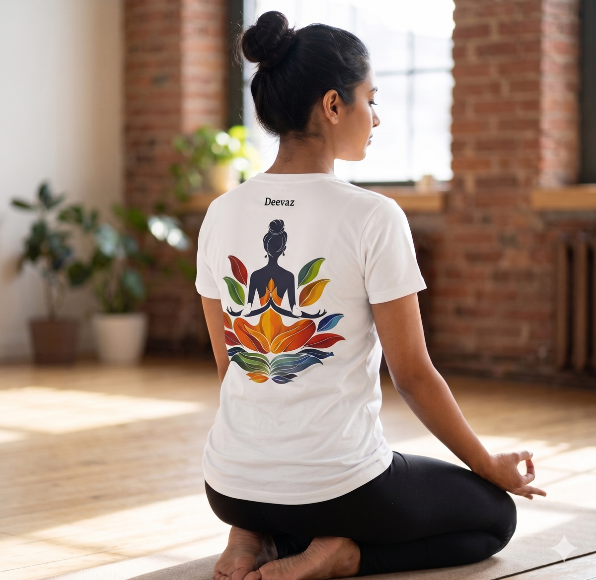 Yoga Day Lotus Meditation Tee