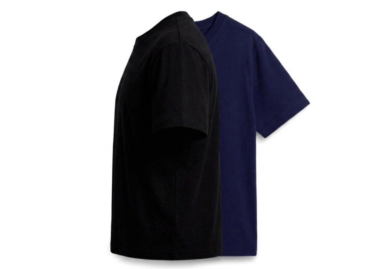 Deevaz Men's Moisture-Wicking Dry-Fit T-Shirt Pack Of 2 (Black & Navy)