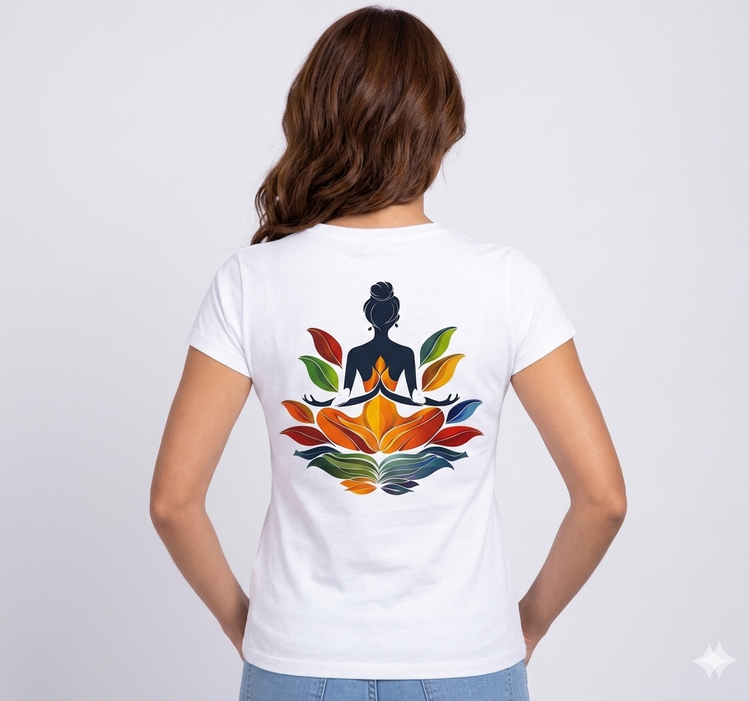Yoga Day Lotus Meditation Tee