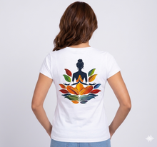 Load image into Gallery viewer, Yoga Day Lotus Meditation Tee
