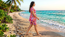 Load image into Gallery viewer, Deevaz Women's Vibrant Abstract Print Skirted Swimsuit Set