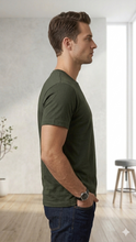 Load image into Gallery viewer, Deevaz Men's Cotton Plain T-shirt | Regular Fit Half Sleeve Pure Cotton Tee | 100% Cotton Plain Men T Shirt | Regular Fit Casual T Shirt