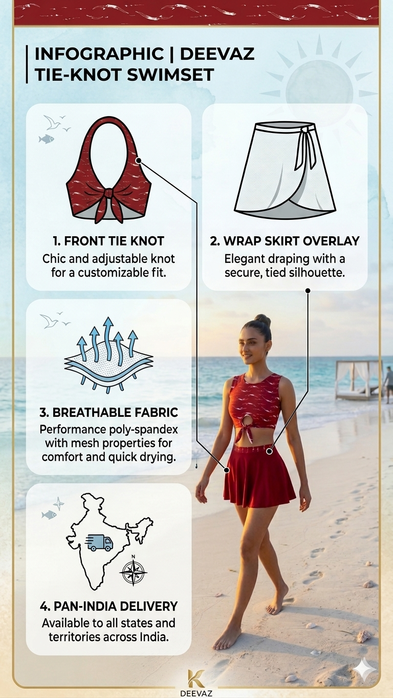 Deevaz’s Dolphin-Print Beach wear Co-ord Set