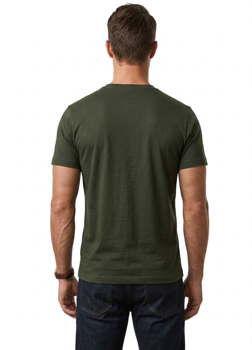 Deevaz Men's Cotton Plain T-shirt | Regular Fit Half Sleeve Pure Cotton Tee | 100% Cotton Plain Men T Shirt | Regular Fit Casual T Shirt