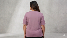 Load image into Gallery viewer, Deevaz Women's  Mauve Cotton T-Shirt.
