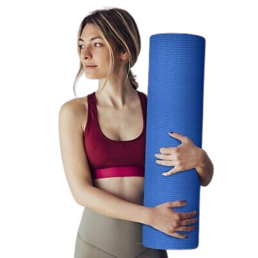 Deevaz Anti Skid Yoga Mat For Gym Workout Fitness For Unisex Thickness 10mm In Multicolor.