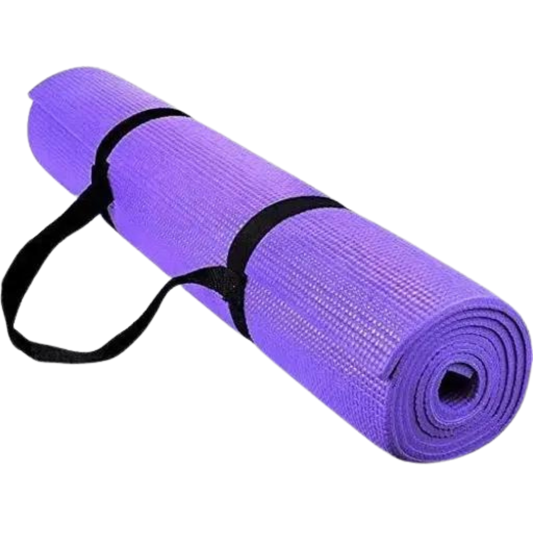 Deevaz Anti Skid Yoga Mat For Gym Workout Fitness For Unisex Thickness 10mm In Multicolor.