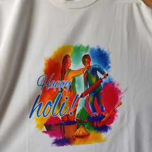 Holi Printed Tshirt
