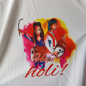 Holi Printed Tshirt