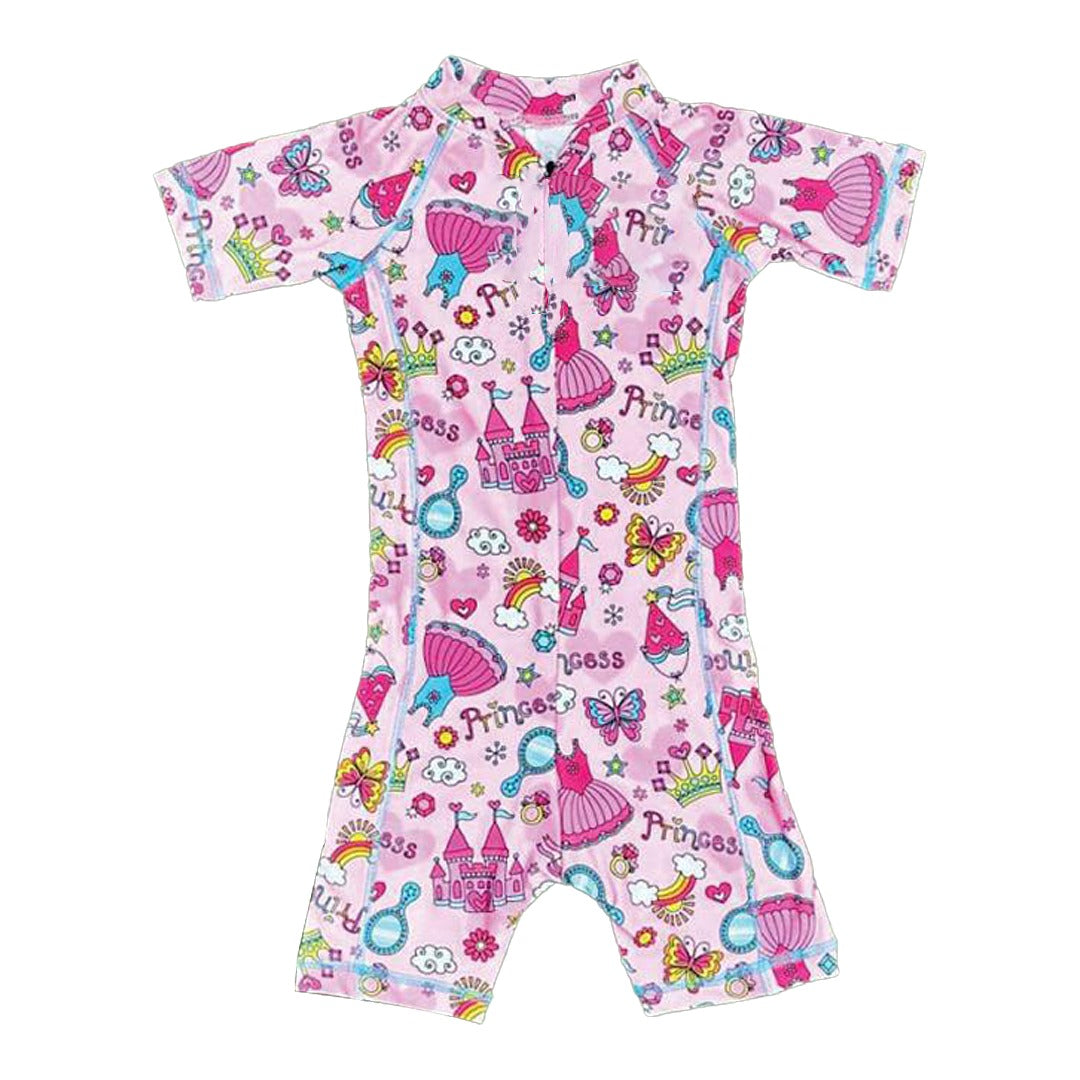 Deevaz Kids Swimming Suit for Girls & Boys (2-6 Years) Swimming Pool Swimming Jumpsuit In Multicolour.