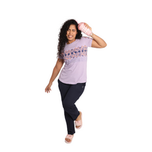 Load image into Gallery viewer, Deevaz Women Cotton Night Suit Set Printed Set of T-shirt &amp; Pajama Nightwear Night Dress for Girls.