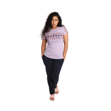 Load image into Gallery viewer, Deevaz Women Cotton Night Suit Set Printed Set of T-shirt &amp; Pajama Nightwear Night Dress for Girls.