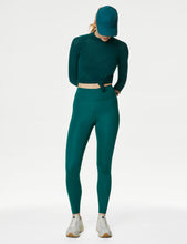 Load image into Gallery viewer, Deevaz Comfort &amp; Snug Fit Active Ankle-Length Tights In Bottle Green Color (Side Pocket)