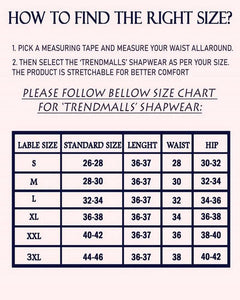 Deevaz Lycra Saree Shapewear (Side Slits) For Perfect Saree Shaper in Dark Pink Color