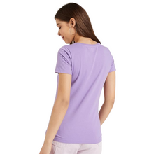 Load image into Gallery viewer, Deevaz Women&#39;s Cotton Half Sleeve Regular Fit Solid T-shirts