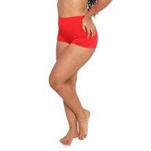 Load image into Gallery viewer, Deevaz Mid Rise Full Coverage Seamless Boy shorts - Red Colour