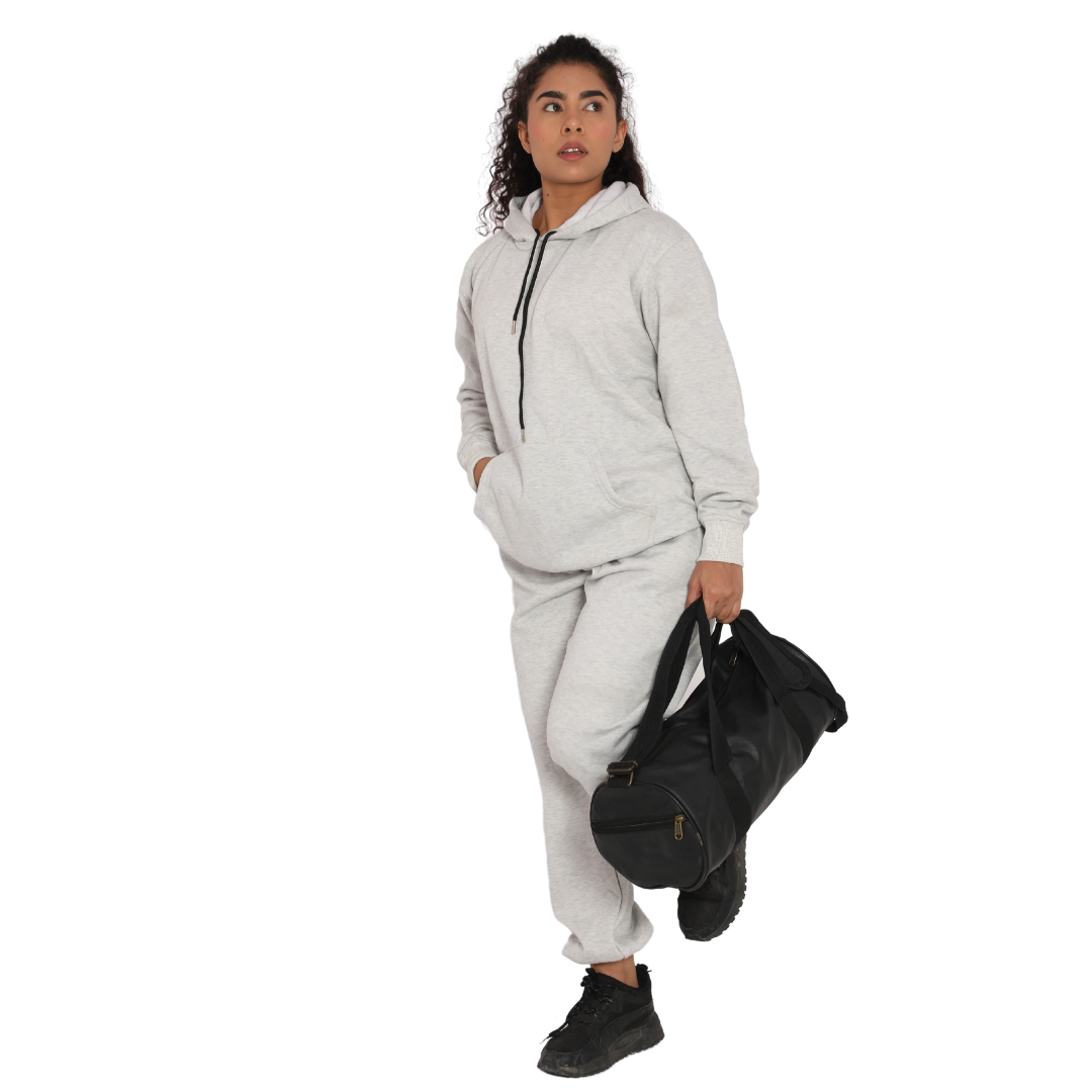 Deevaz Womens Oversized Hoody And Jogger Tracksuit Co-Ord Set.
