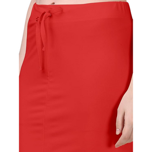 Deevaz Lycra Saree Shapewear (Side Slits) For Perfect Saree Shaper in New Red Color.