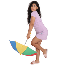 Load image into Gallery viewer, Deevaz Women Pair Of Comfort Fit Round Neck Half Sleeve Cotton T Shirts &amp; Snug Fit Shorts In Mauve Colour.