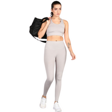 Load image into Gallery viewer, Deevaz Comfort &amp; Snug Fit Active Ankle-Length Tights In Grey Color (Back Pocket).